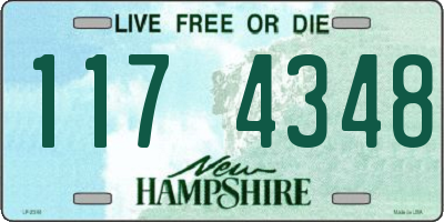 NH license plate 1174348