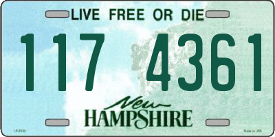 NH license plate 1174361