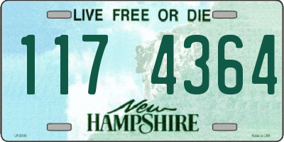 NH license plate 1174364