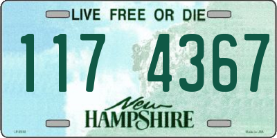 NH license plate 1174367