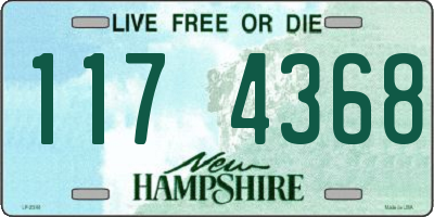 NH license plate 1174368