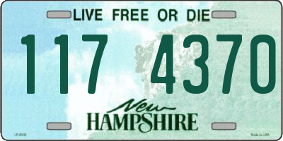 NH license plate 1174370