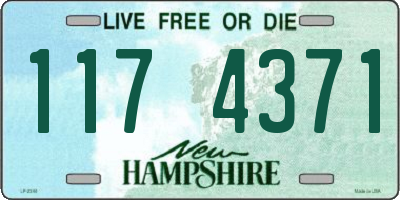 NH license plate 1174371