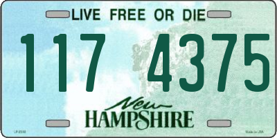 NH license plate 1174375