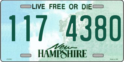 NH license plate 1174380