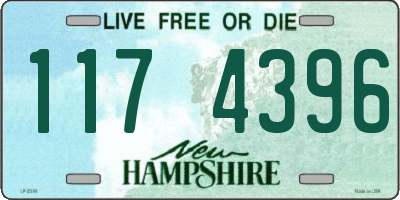 NH license plate 1174396