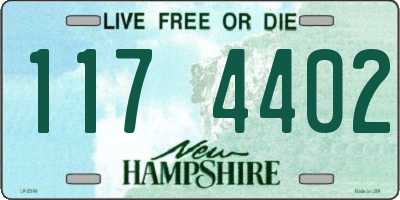 NH license plate 1174402