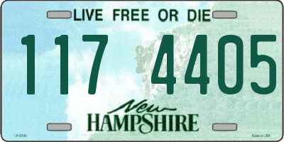 NH license plate 1174405