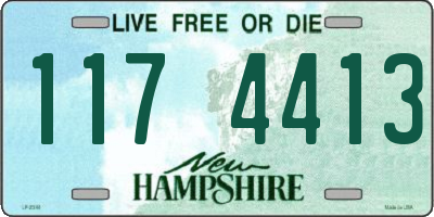 NH license plate 1174413