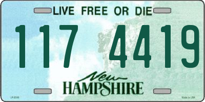 NH license plate 1174419