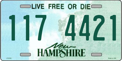 NH license plate 1174421