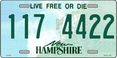 NH license plate 1174422