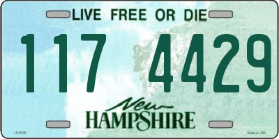 NH license plate 1174429