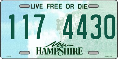 NH license plate 1174430
