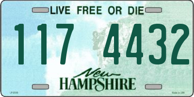 NH license plate 1174432
