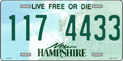 NH license plate 1174433