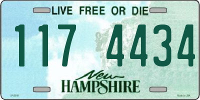 NH license plate 1174434