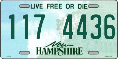 NH license plate 1174436
