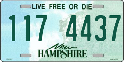 NH license plate 1174437