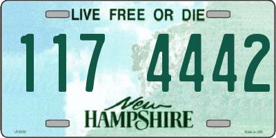 NH license plate 1174442