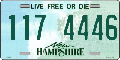 NH license plate 1174446