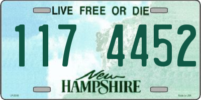 NH license plate 1174452