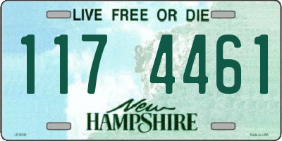 NH license plate 1174461