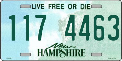 NH license plate 1174463