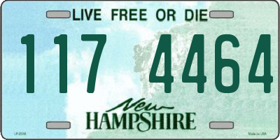 NH license plate 1174464