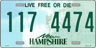 NH license plate 1174474
