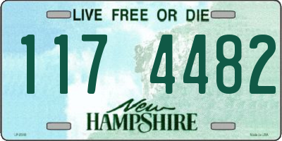 NH license plate 1174482