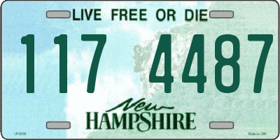 NH license plate 1174487
