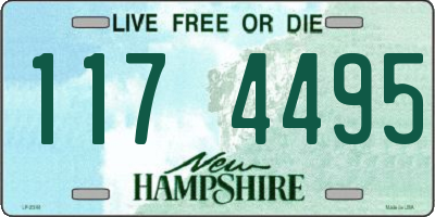 NH license plate 1174495
