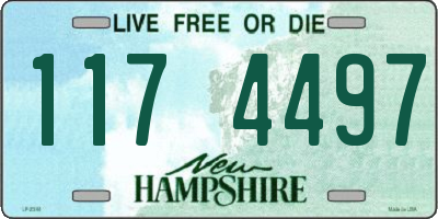 NH license plate 1174497