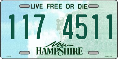 NH license plate 1174511