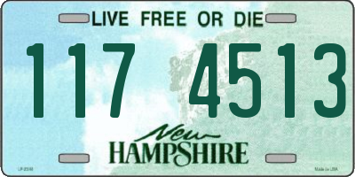 NH license plate 1174513