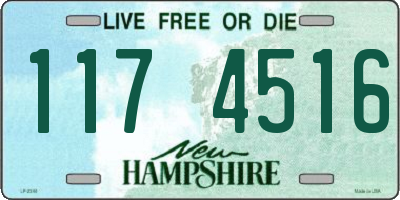 NH license plate 1174516