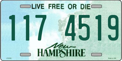 NH license plate 1174519