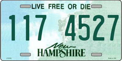 NH license plate 1174527