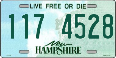 NH license plate 1174528
