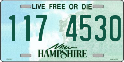 NH license plate 1174530