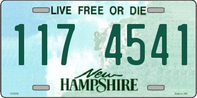 NH license plate 1174541