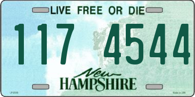 NH license plate 1174544