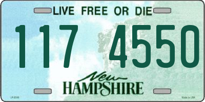 NH license plate 1174550