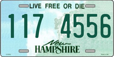 NH license plate 1174556