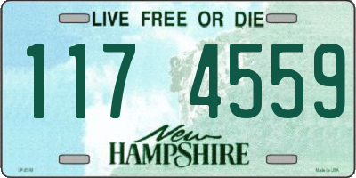 NH license plate 1174559