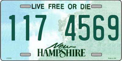 NH license plate 1174569
