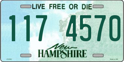 NH license plate 1174570