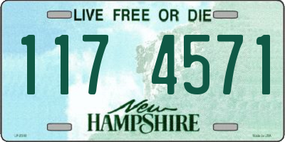 NH license plate 1174571