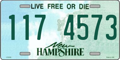 NH license plate 1174573